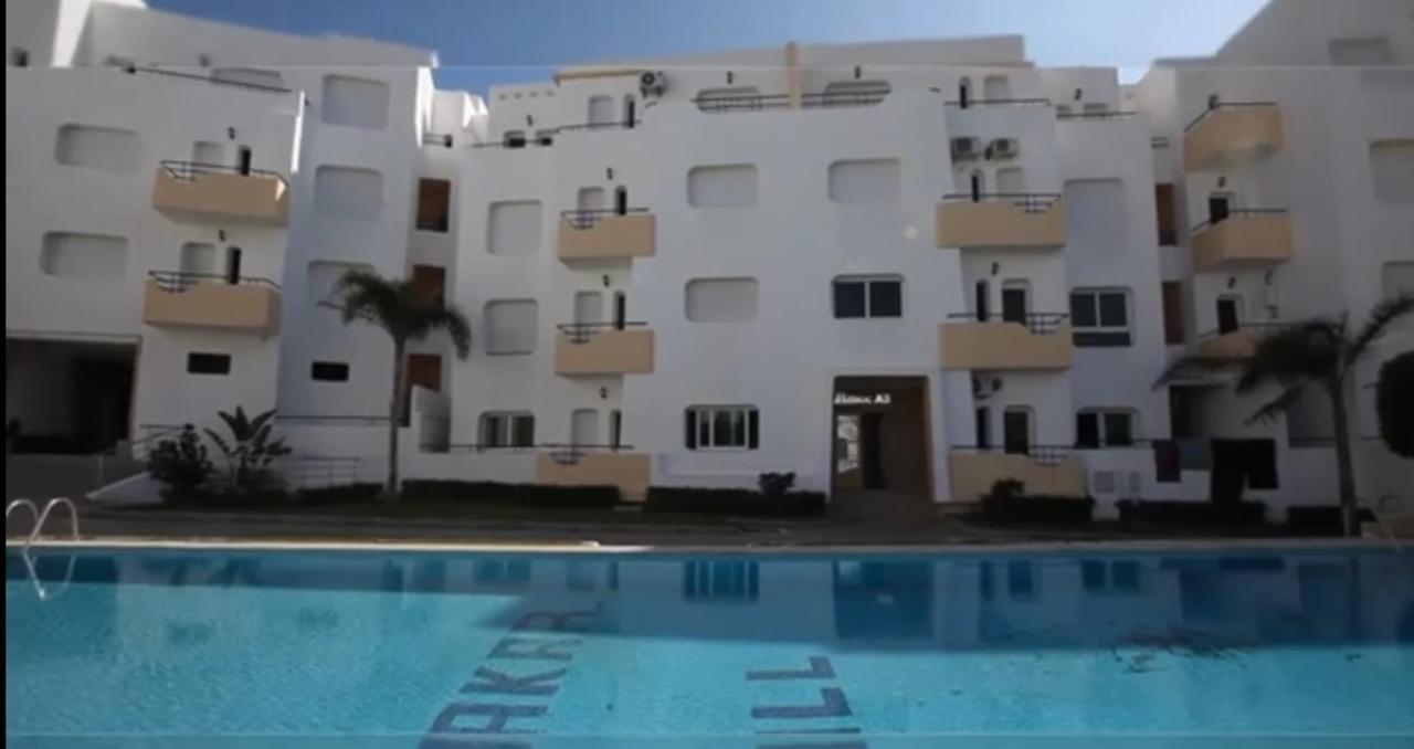 Appartement Avec Piscines, Vue Sur Mer Et Acces A La Plage A Achakar Hill, Tanger. Luaran gambar