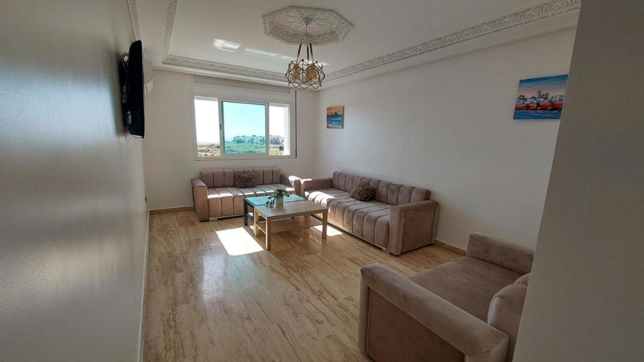 Appartement Avec Piscines, Vue Sur Mer Et Acces A La Plage A Achakar Hill, Tanger. Luaran gambar