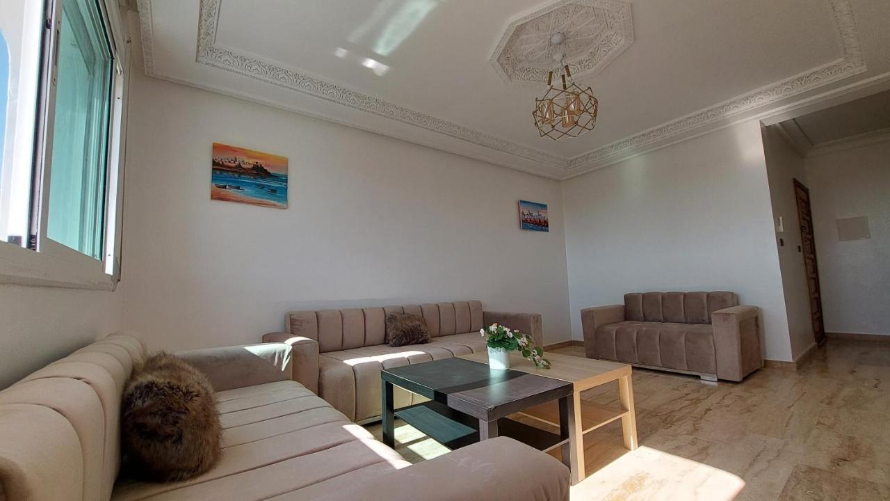 Appartement Avec Piscines, Vue Sur Mer Et Acces A La Plage A Achakar Hill, Tanger. Luaran gambar