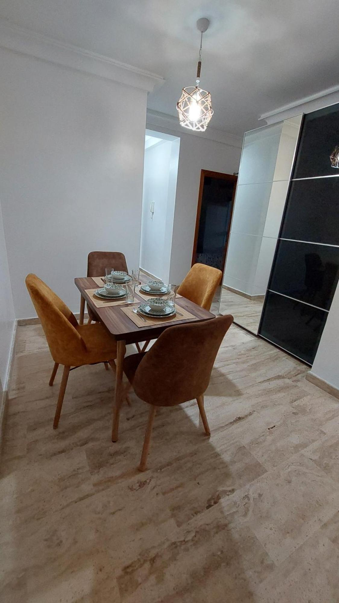Appartement Avec Piscines, Vue Sur Mer Et Acces A La Plage A Achakar Hill, Tanger. Luaran gambar