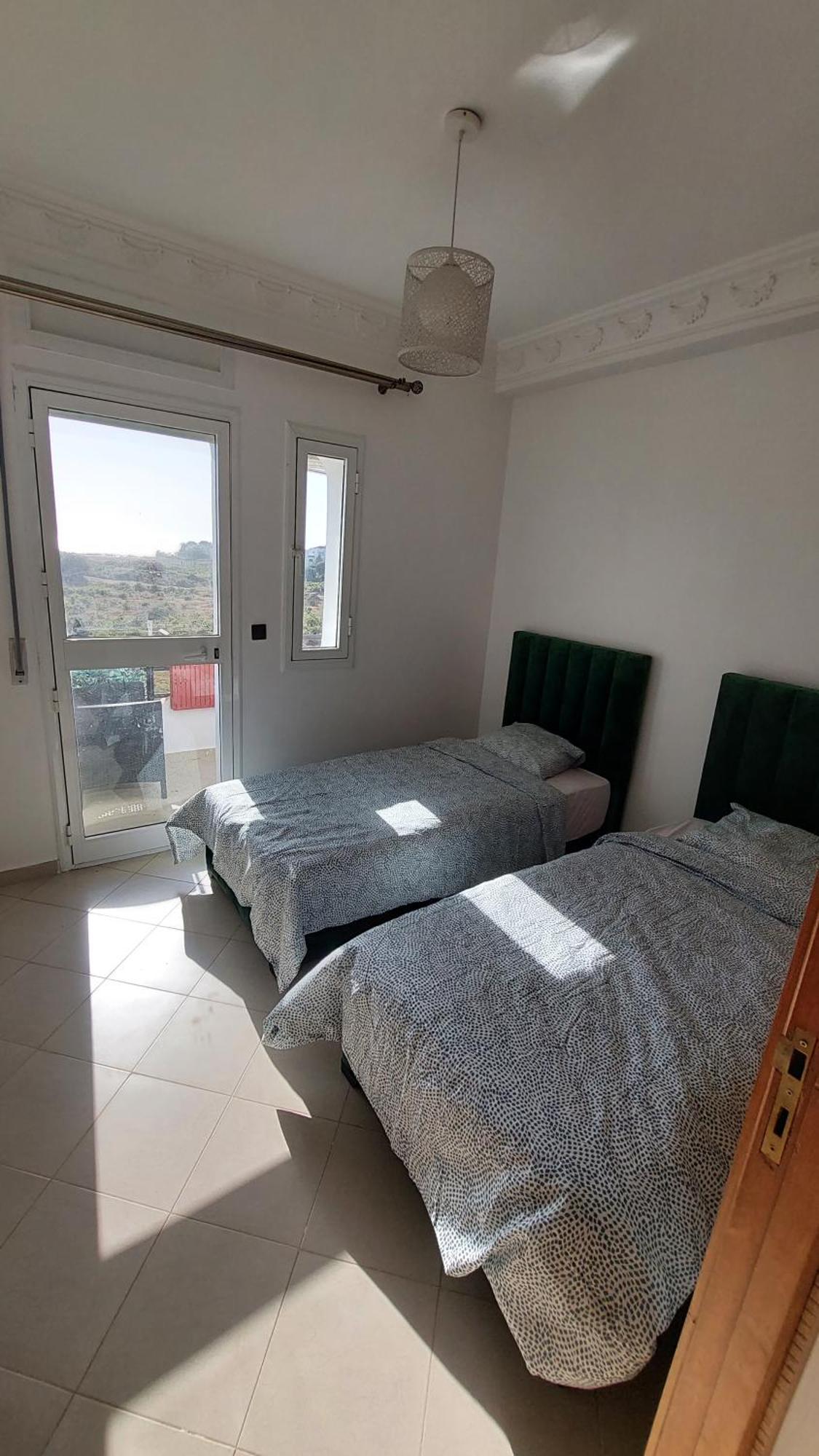 Appartement Avec Piscines, Vue Sur Mer Et Acces A La Plage A Achakar Hill, Tanger. Luaran gambar