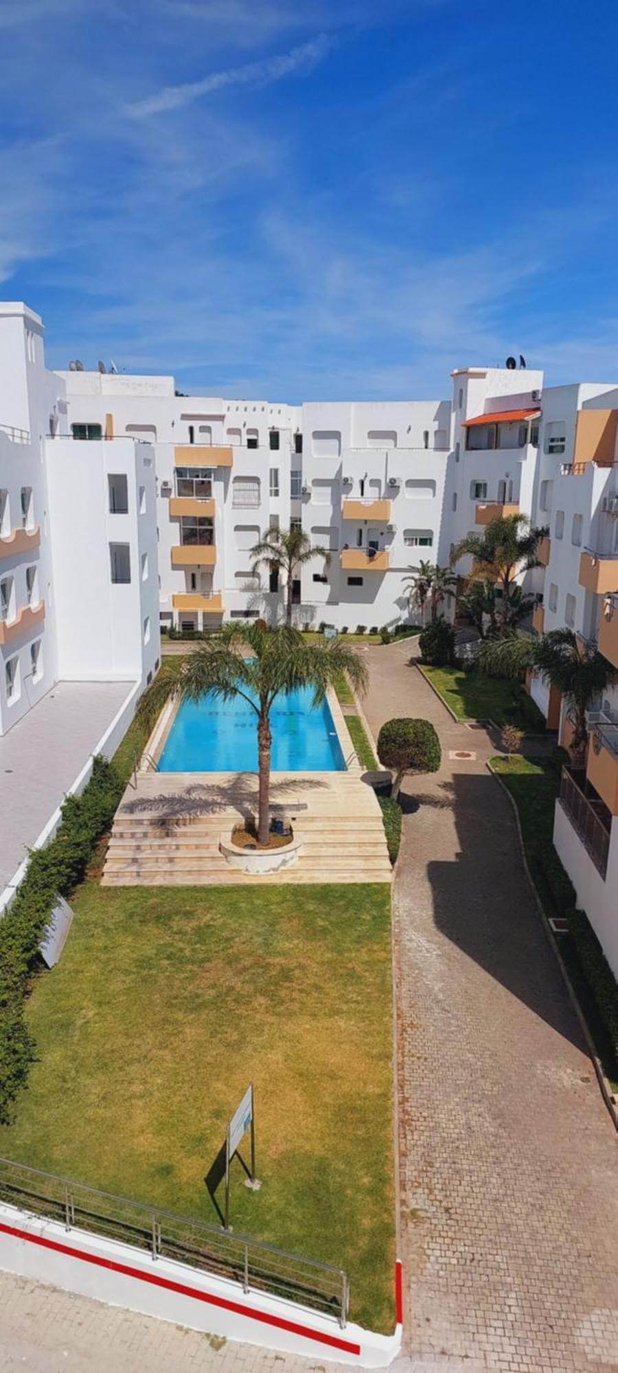 Appartement Avec Piscines, Vue Sur Mer Et Acces A La Plage A Achakar Hill, Tanger. Luaran gambar