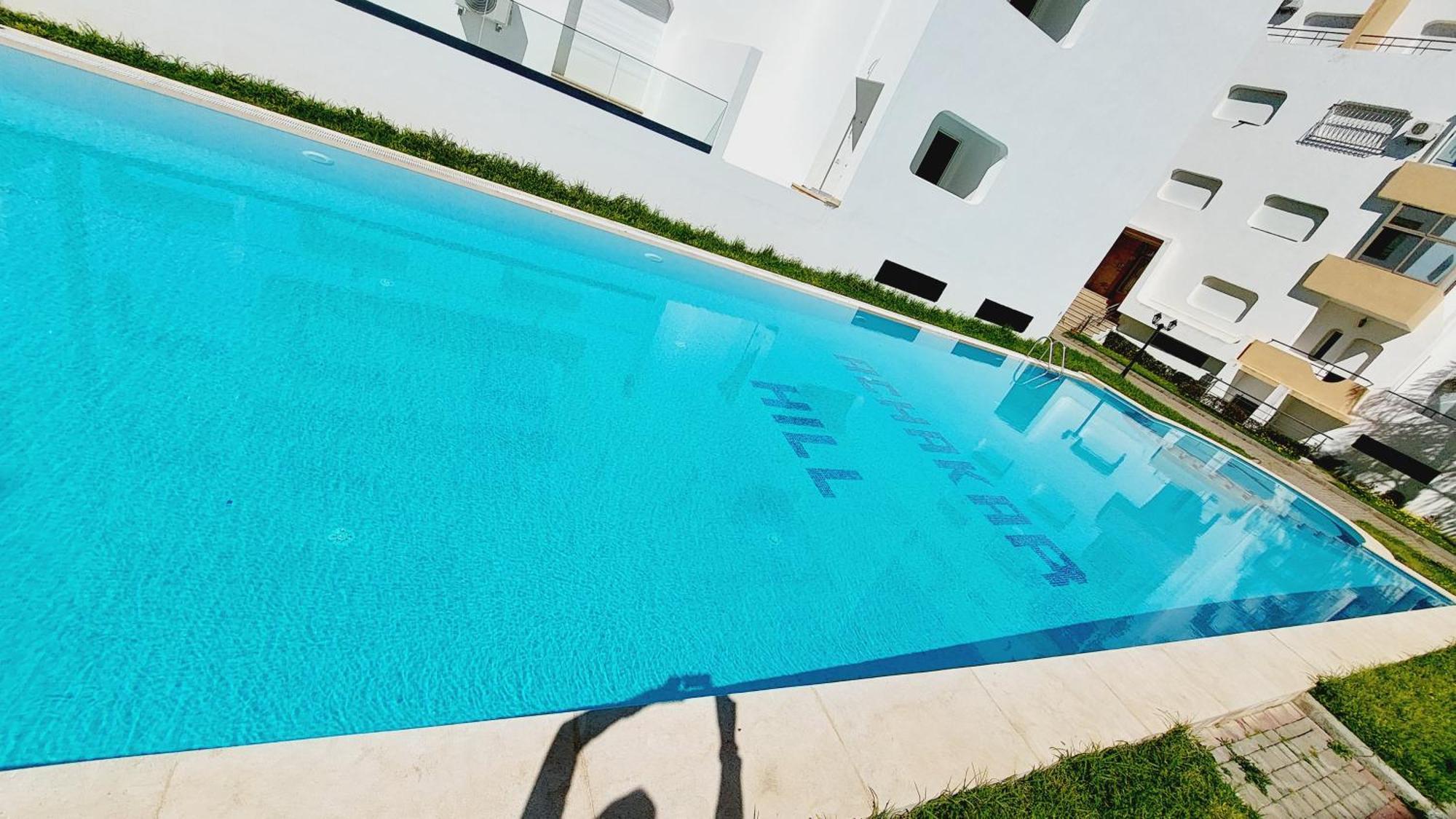 Appartement Avec Piscines, Vue Sur Mer Et Acces A La Plage A Achakar Hill, Tanger. Luaran gambar